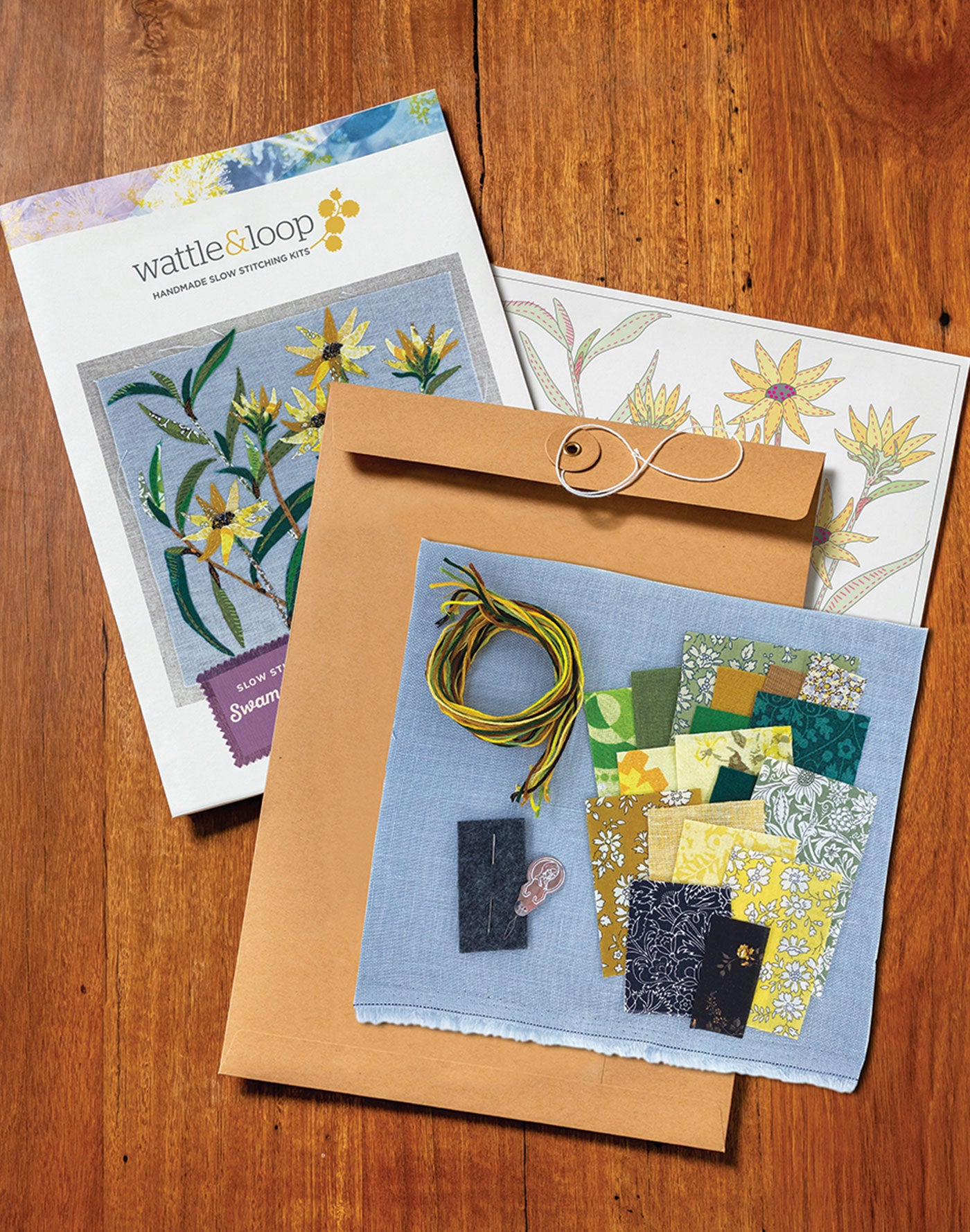 Willow-leaved Sunflower Slow-Stitching Kit image 2