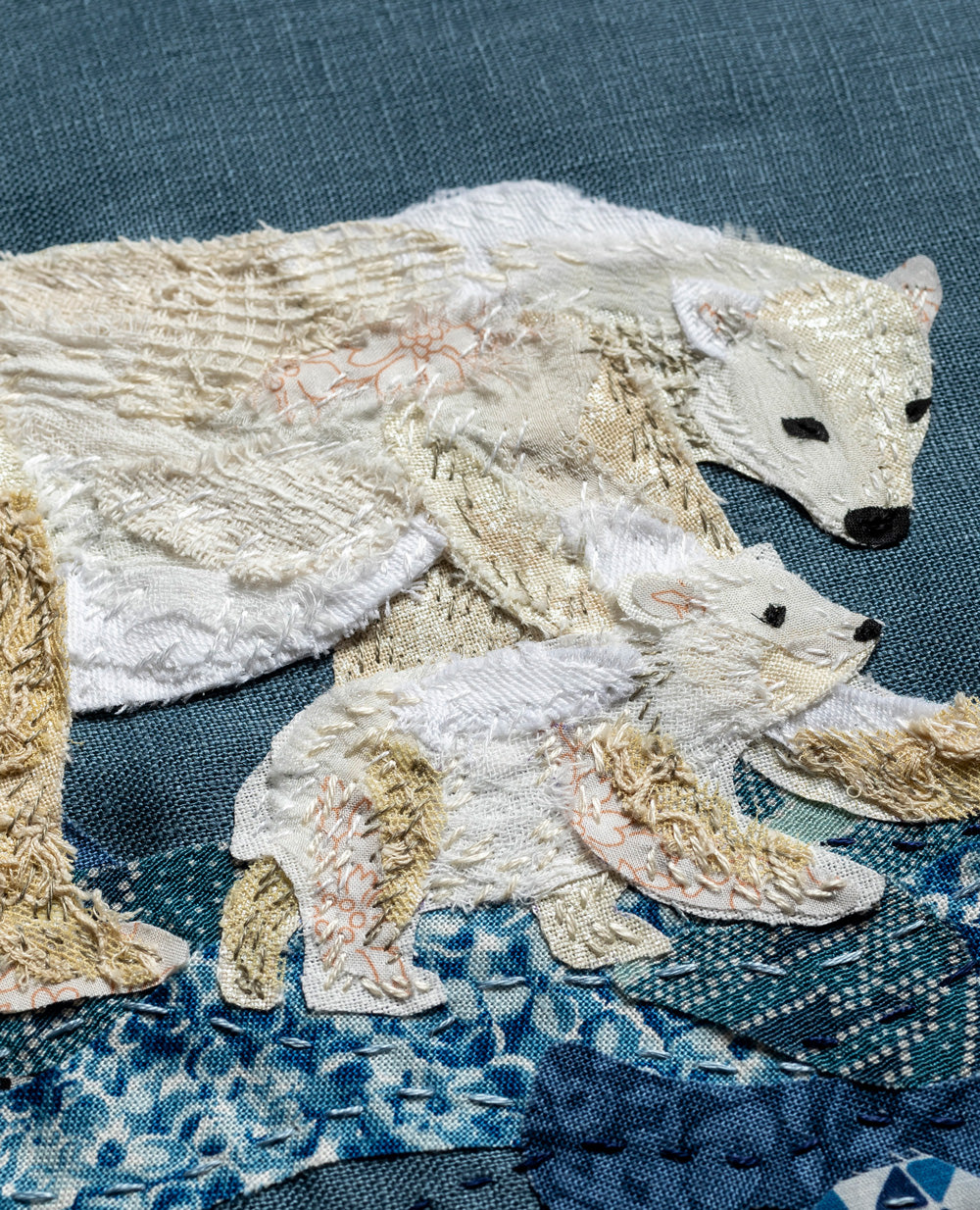 Polar Bears Slow-Stitching Kit image 0