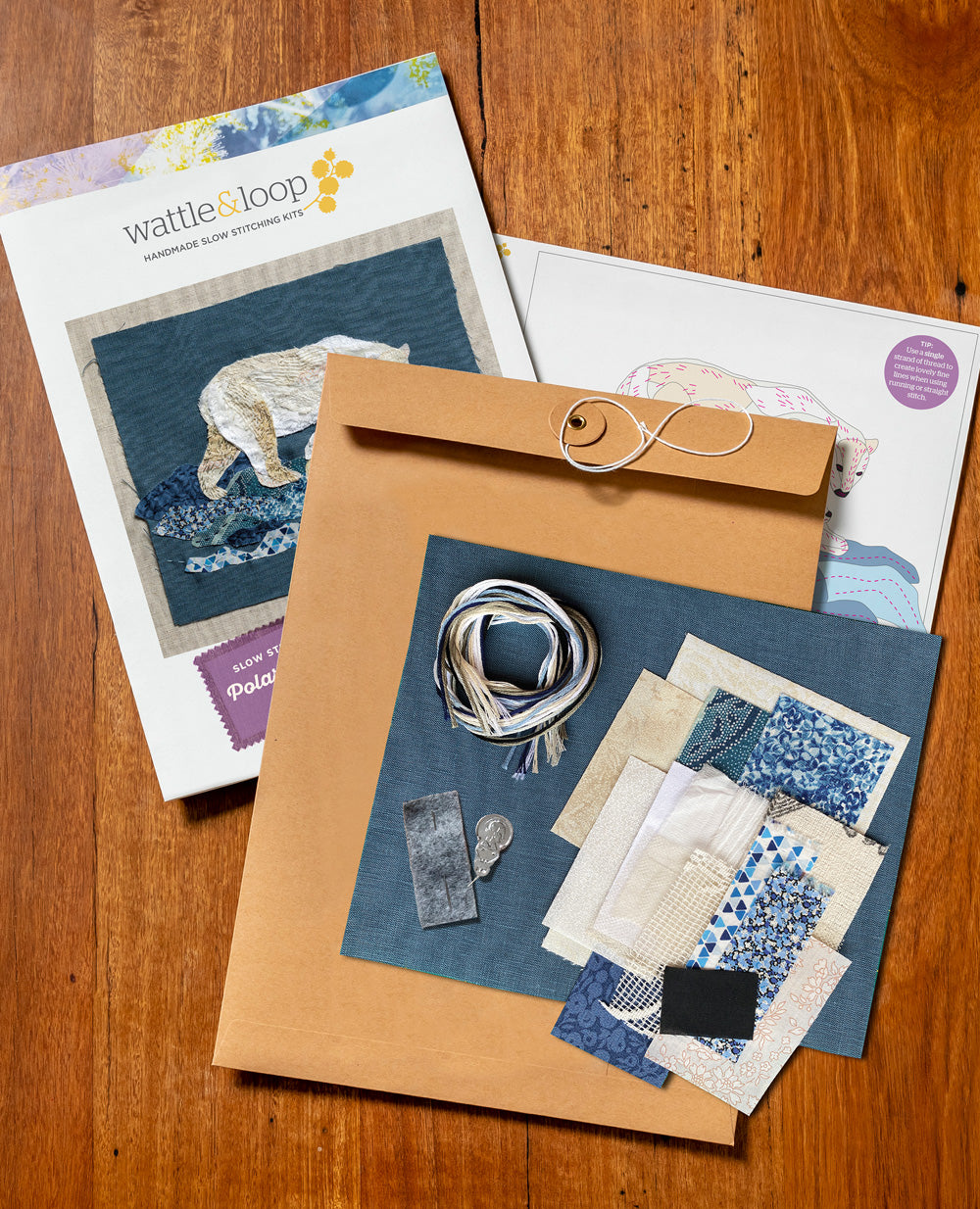 Polar Bears Slow-Stitching Kit image 2