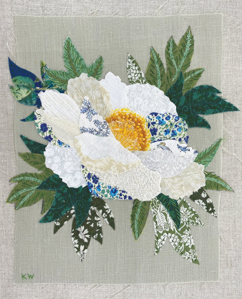 Tree Peony Slow-Stitching Kit image 1