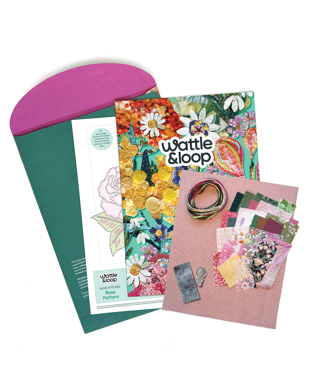 Rose Slow-Stitching Kit image 2