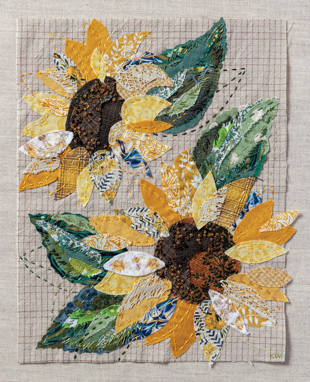 Sunflower Slow-Stitching Kit image 1