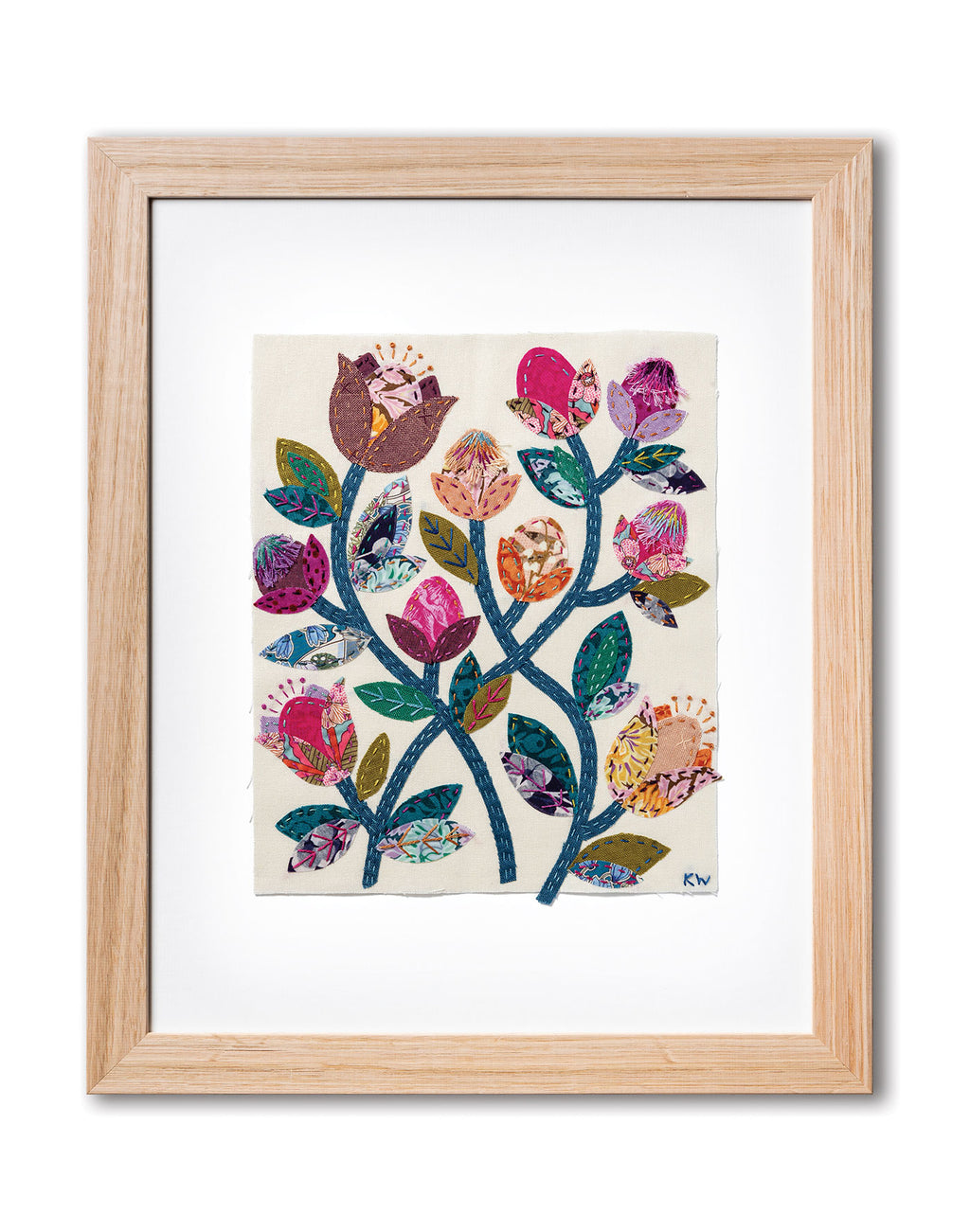 Folk Fleur Slow-Stitching Kit image 3