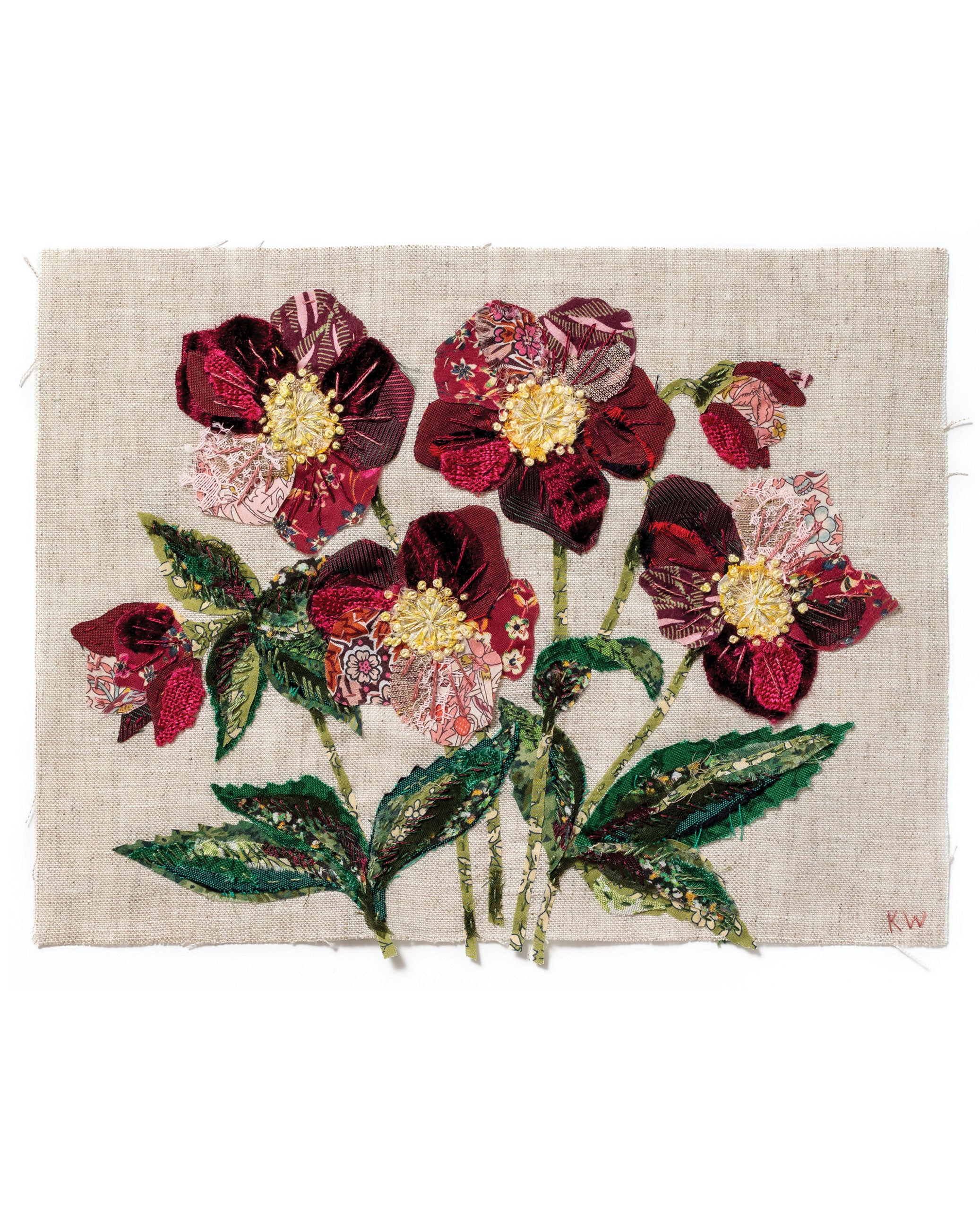 Hellebores Slow-Stitching Kit image 1
