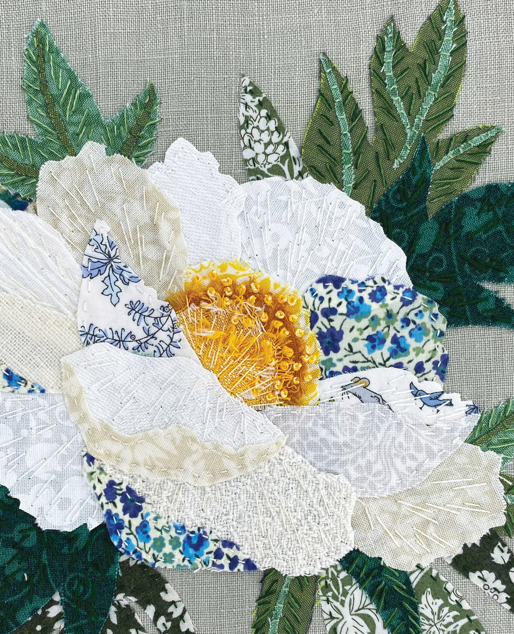 Tree Peony Slow-Stitching Kit image 0