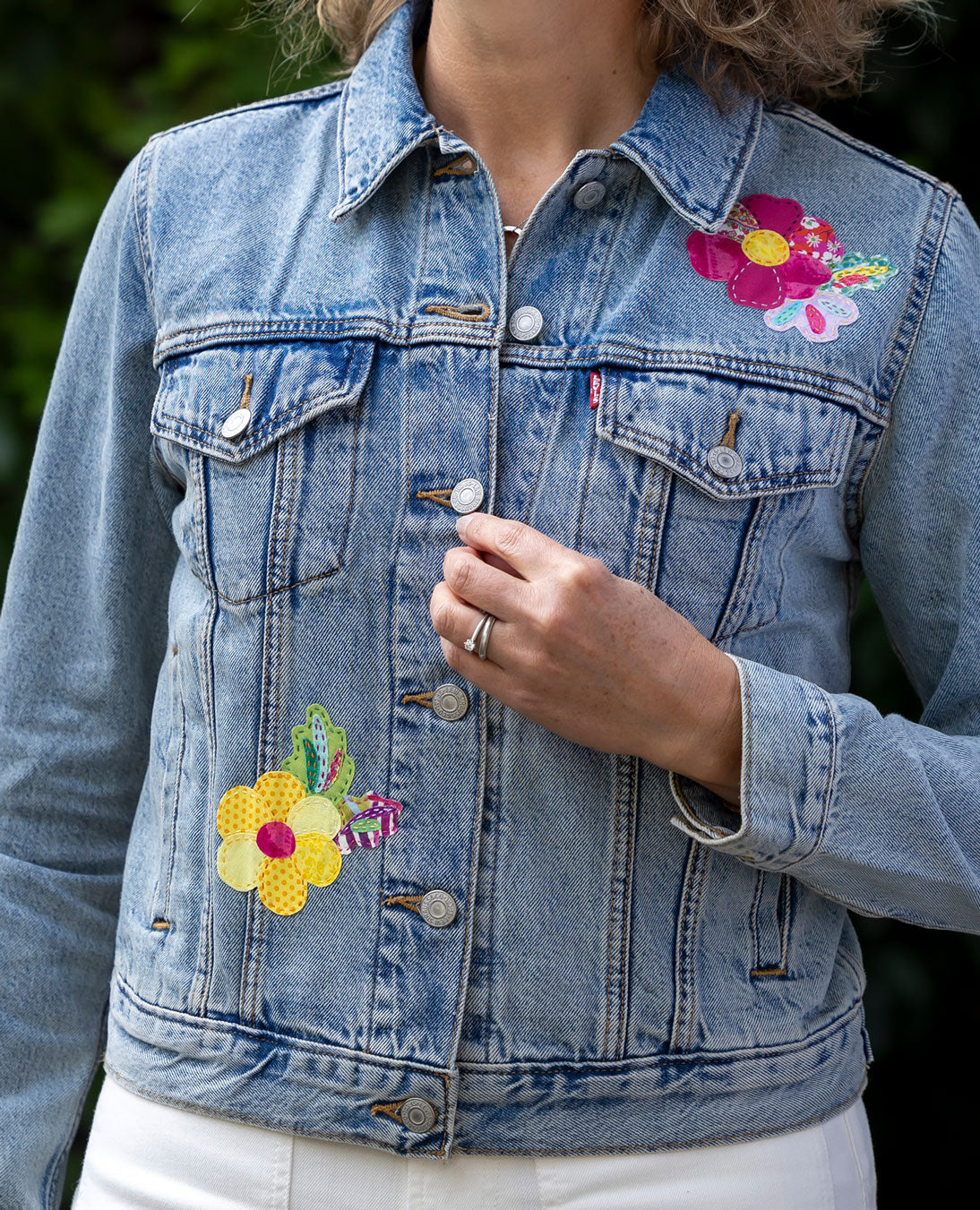 Bloom Bright Iron-On Slow-Stitching Kit image 1