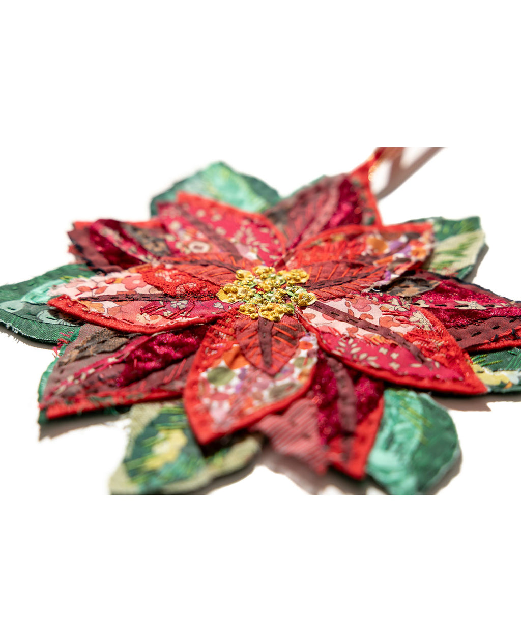 Poinsettia Slow-Stitching Kit image 1