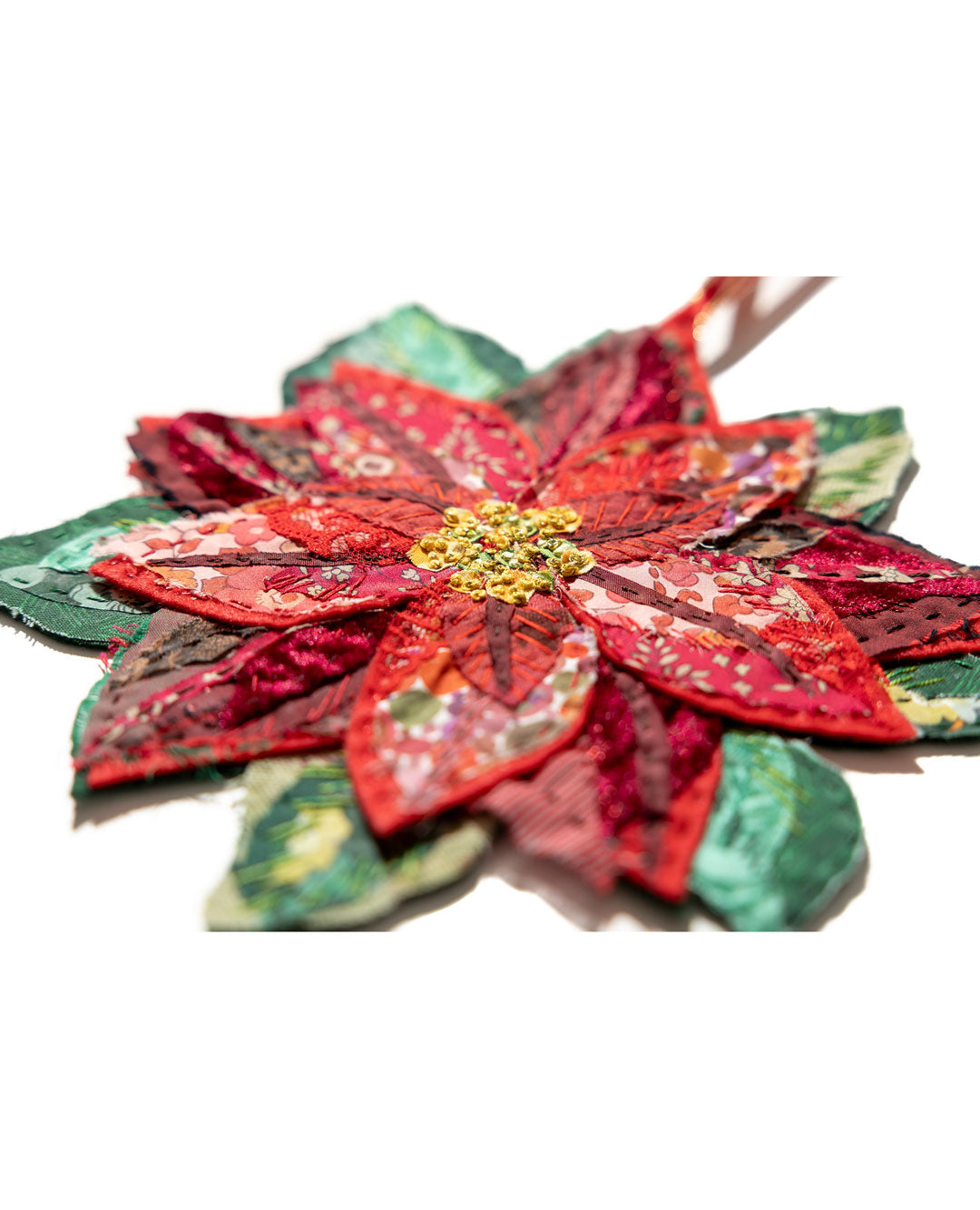 Poinsettia Slow-Stitching Kit image 1