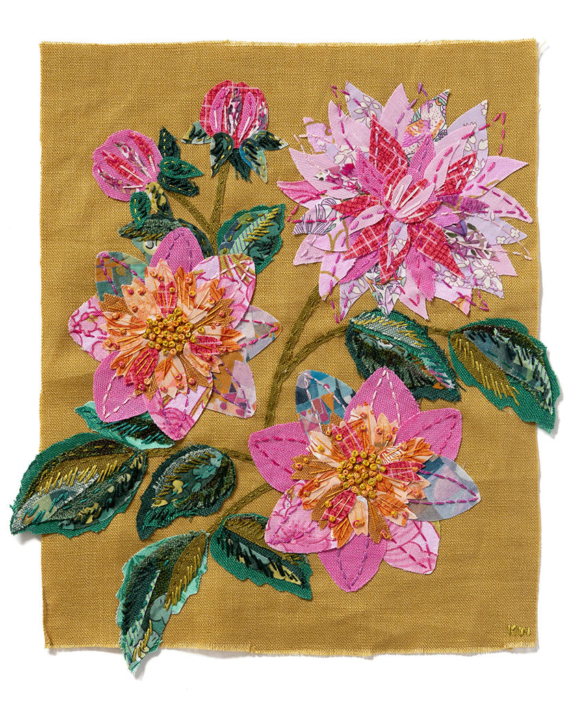 Dahlias Slow-Stitching Kit image 1