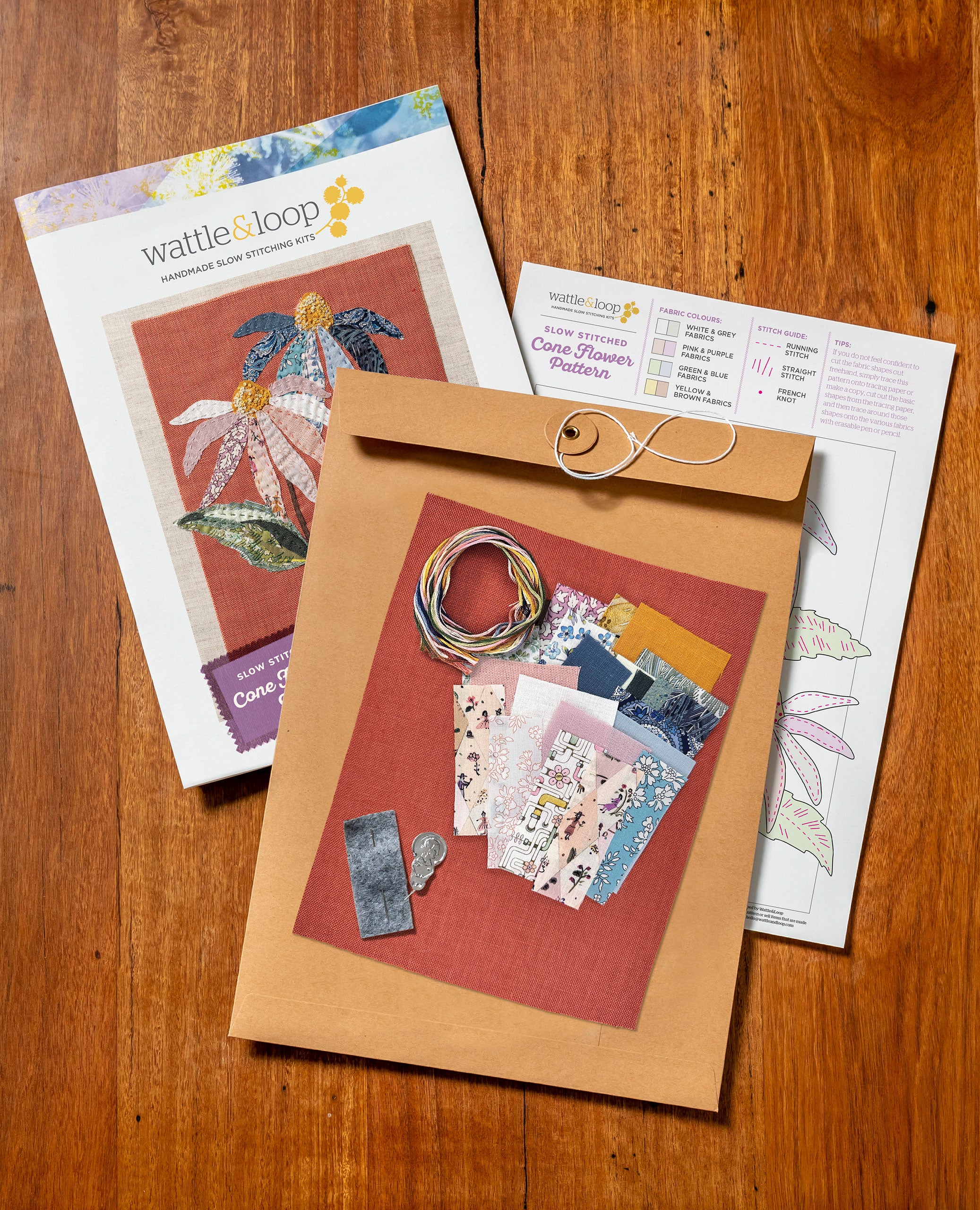 Coneflower Slow-Stitching Kit image 2
