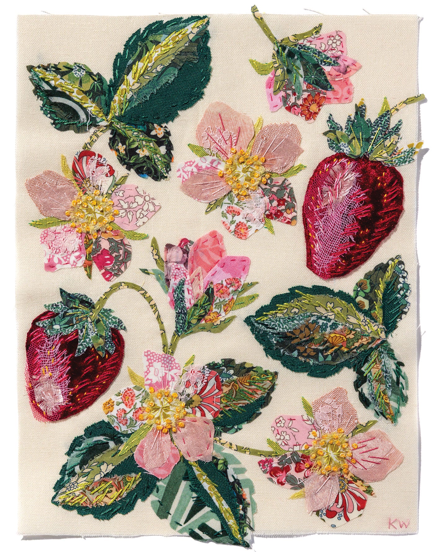 Strawberry Slow-Stitching Kit image 1