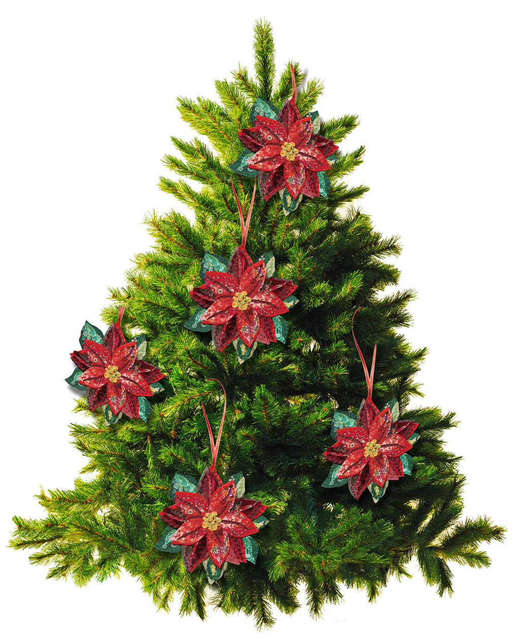 Poinsettia Slow-Stitching Kit image 3