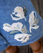 Cool Blooms Iron-On Slow-Stitching Kit image 3